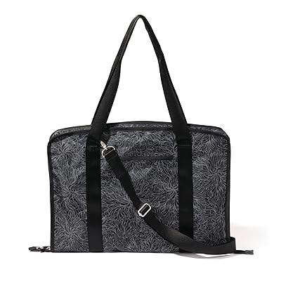 Baggallini Garment Bag Weekender/Overnight Luggage Midnight Blossom Print, Mesh/Nylon