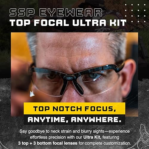 Miniatura 3 de SSP Eyewear Top Focal Ultra Tactical Safety Shooting Glasses, HD A-Eye NVRfog Lenses
