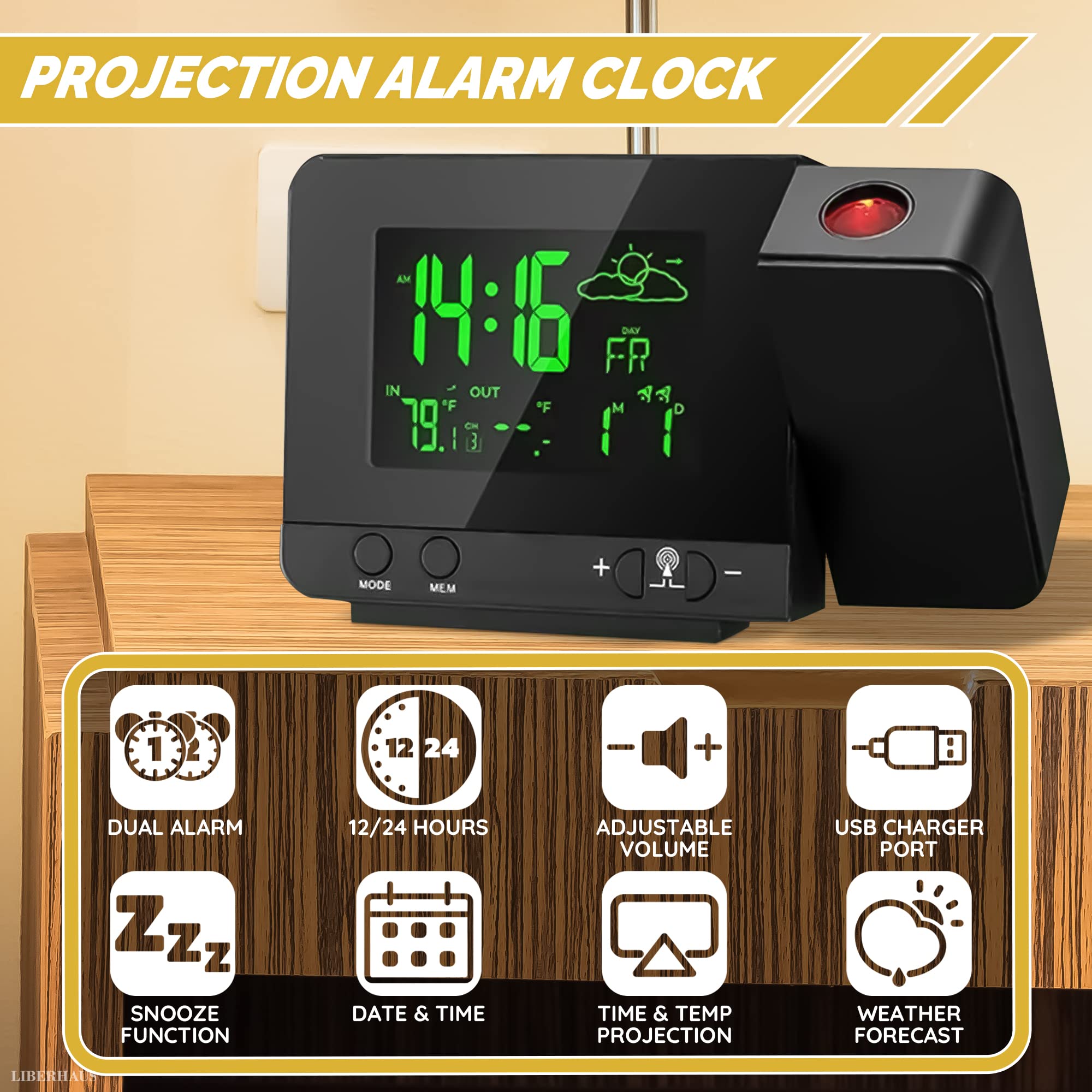 Weather Projection Clock