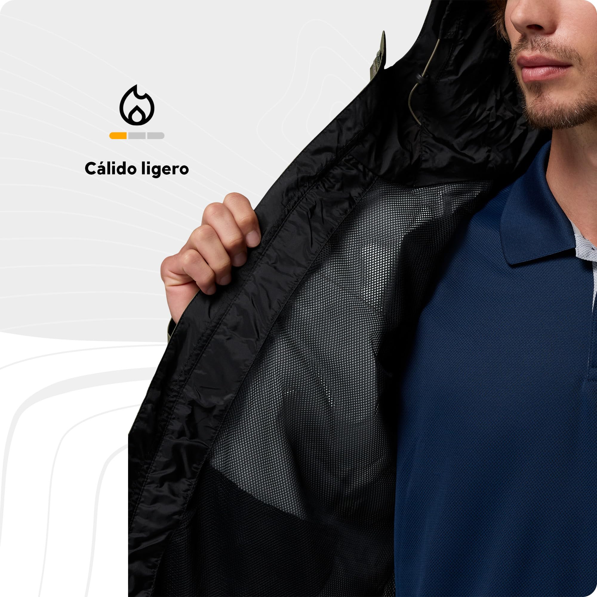 Columbia Watertight II Jacket, Chubasquero Impermeable para Hombre