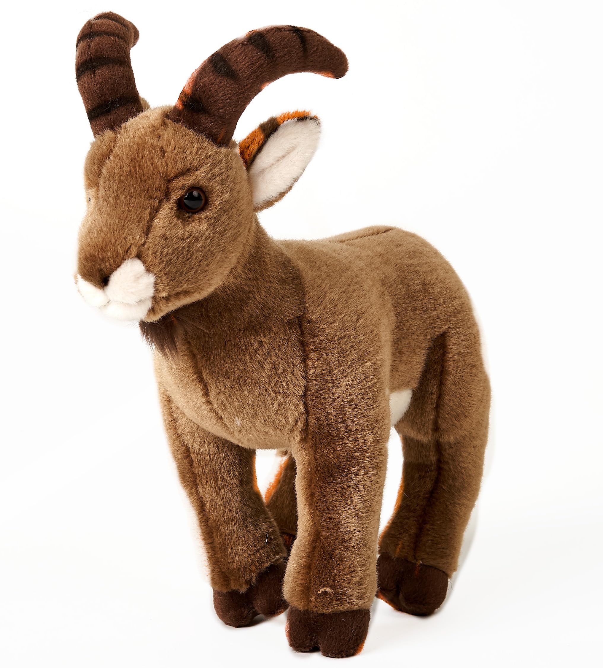 Peluche Douce Remplissage Recyclé Chèvre De Montagne Noire - 29 Cm UNI