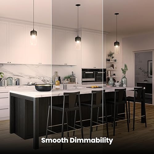 Miniatura 3 de Feit Electric ST19 Bombilla LED Edison vintage, equivalente a 60 W, regulable, blanco suave de 2700 K, 800 lúmenes, base E26, bombillas de filamento