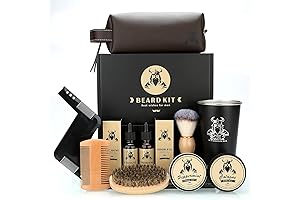 Beard Grooming Kit Gifts for Dad and Son