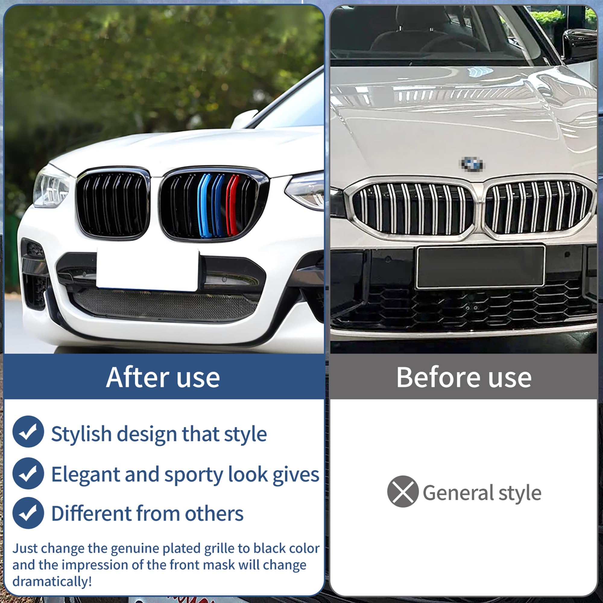 BMW キドニーグリル ブラック Amazon | Zealhot キドニーグリル ブラックフロントグリル