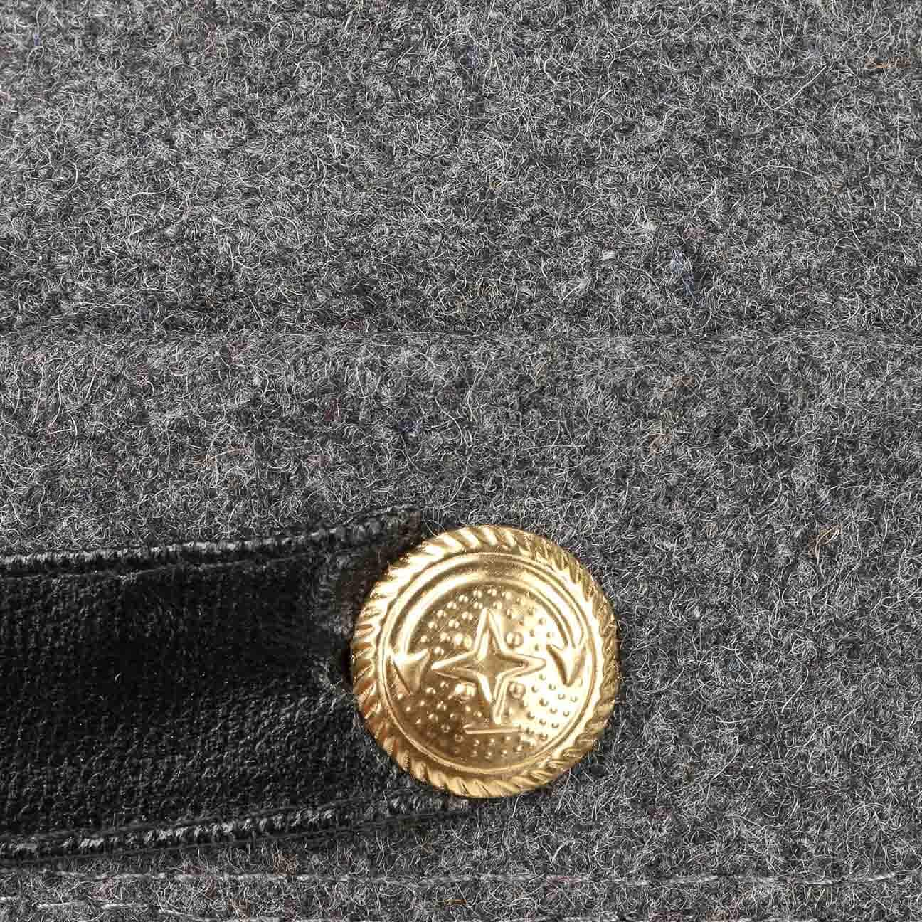 Lipodo Kepi Schildmütze Elegantes Armycap Wollmix Damen Herren Made in Italy Herbst Winter