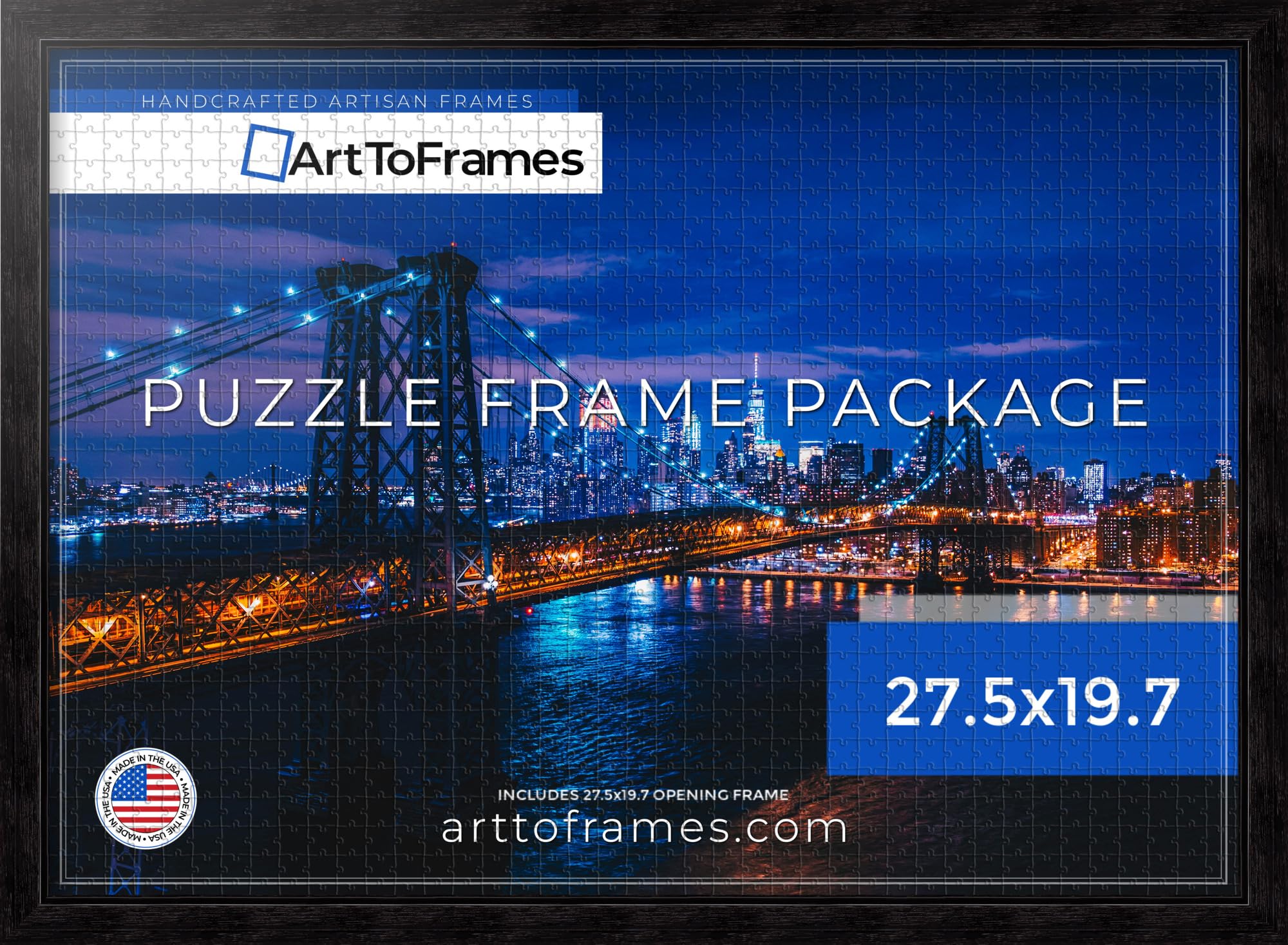 Amazon.com - ArtToFrames 27.5x19.7 INCH/70x50 CM Black Frame for