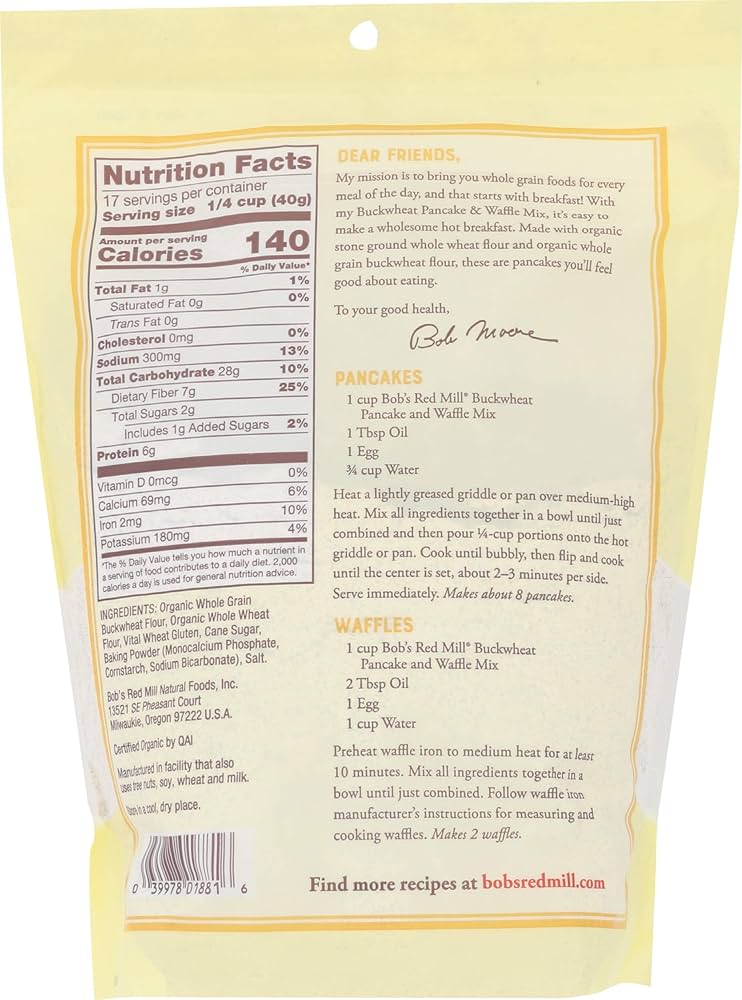 Buckwheat Pancakes Recipes Bob S Red Mill Bryont Blog