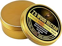 Vista 9 de Z's Wood Nectar - Esmalte y acondicionador de cera de abeja natural para muebles (6 onzas), pino limón