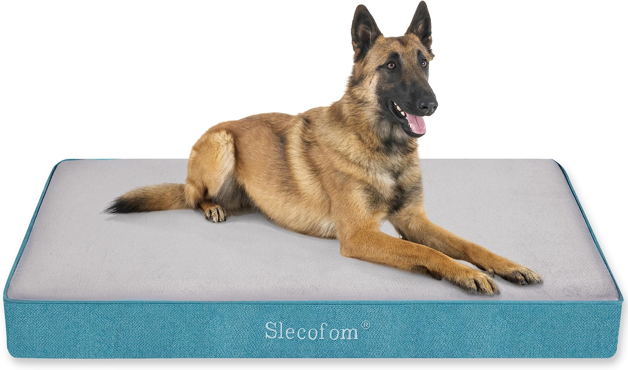 Waterproof Large Dog Bed, Washable Dog Crate Bed with