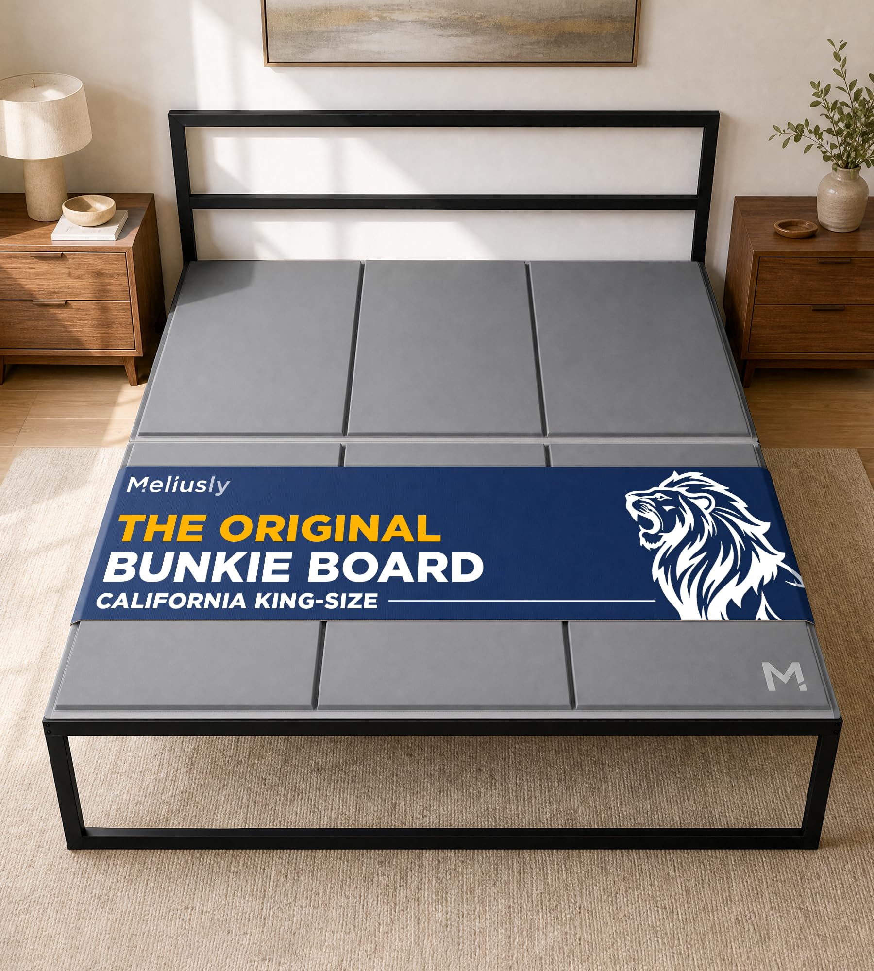 Meliusly Original Bunkie Board California King (72x84) - Under Bed Support