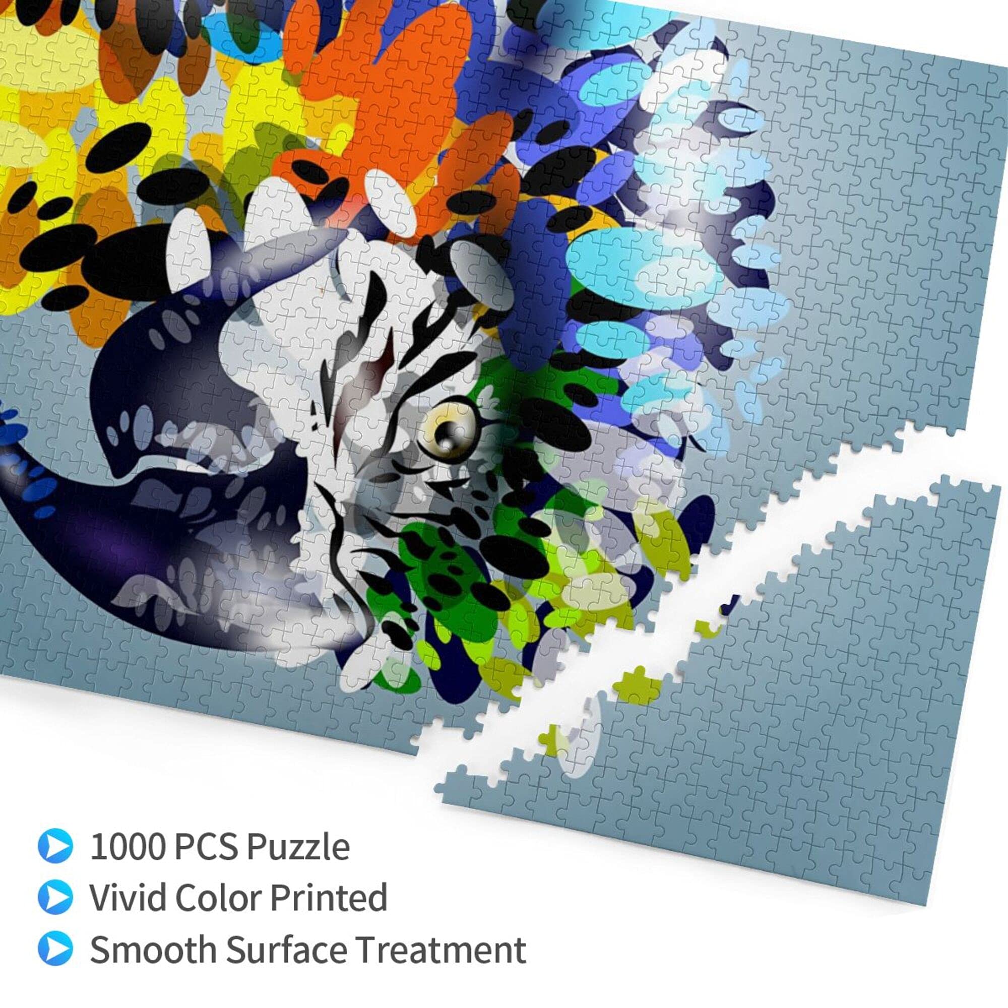 うめ吉 ジグソーパズル1000ピ−ス 完成品 木製フレーム入り♪ うめ吉