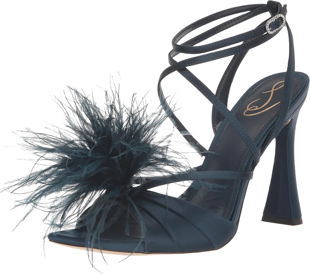 New Look - Sandali con tacco largo e cinturini multipli blu