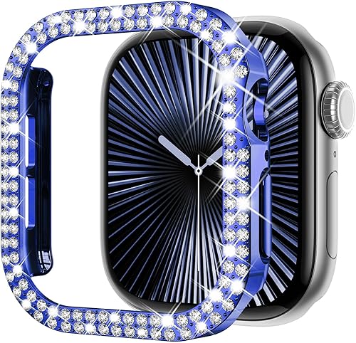 Miniatura 22 de KADES - Funda protectora brillante compatible con Apple Watch Series SE, SE 2022, 6, 5 y 4 de 40 mm, con protector de pantalla incorporado (40 mm,