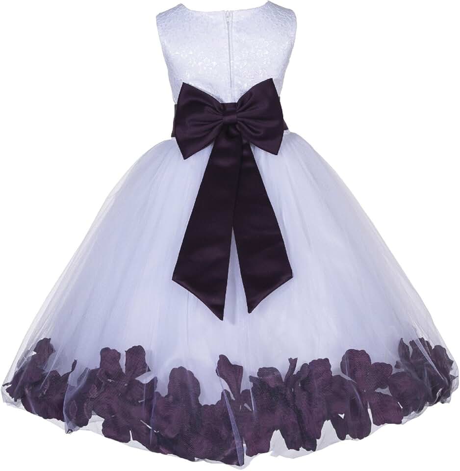 White Kids Graduation Dresses