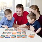 LotFancy Card Games for Kids, 6 Decks, Go Fish, Old Maid, Crazy Eights, Memory Match, Slap Jack, Animal Playing Cards, Easter Basket Stuffers
