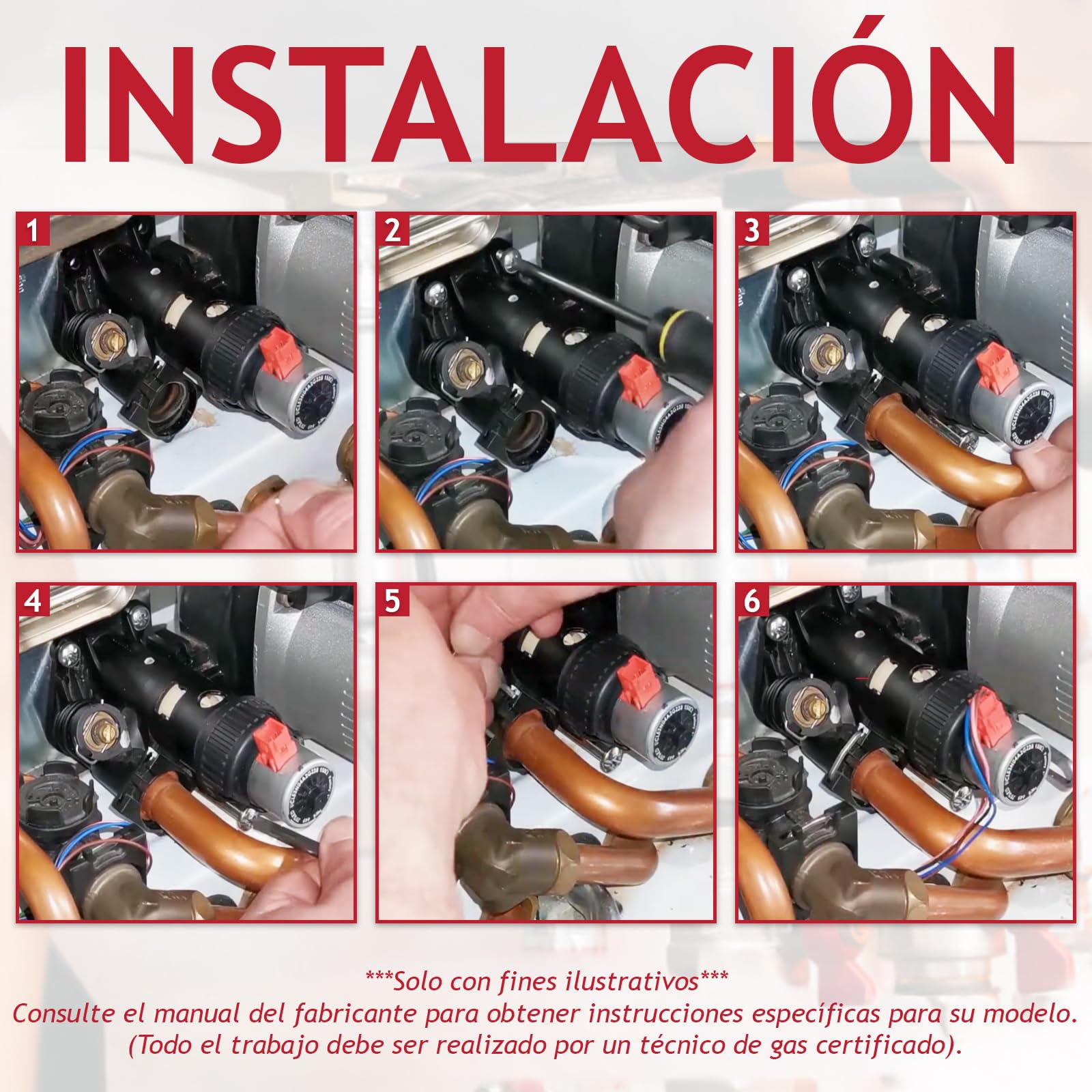 SPARES2GO Kit de válvula desviadora de 3 vías para caldera Vaillant EcoTEC Plus Pro 24 28 30 824 831 837 937 VUI VUW (0020020015)