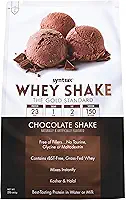 Syntrax Whey Shake Nutrition, mistura de proteína de soro de leite em pó filtrada a frio e não desnaturada, shake de chocolate, 900 g