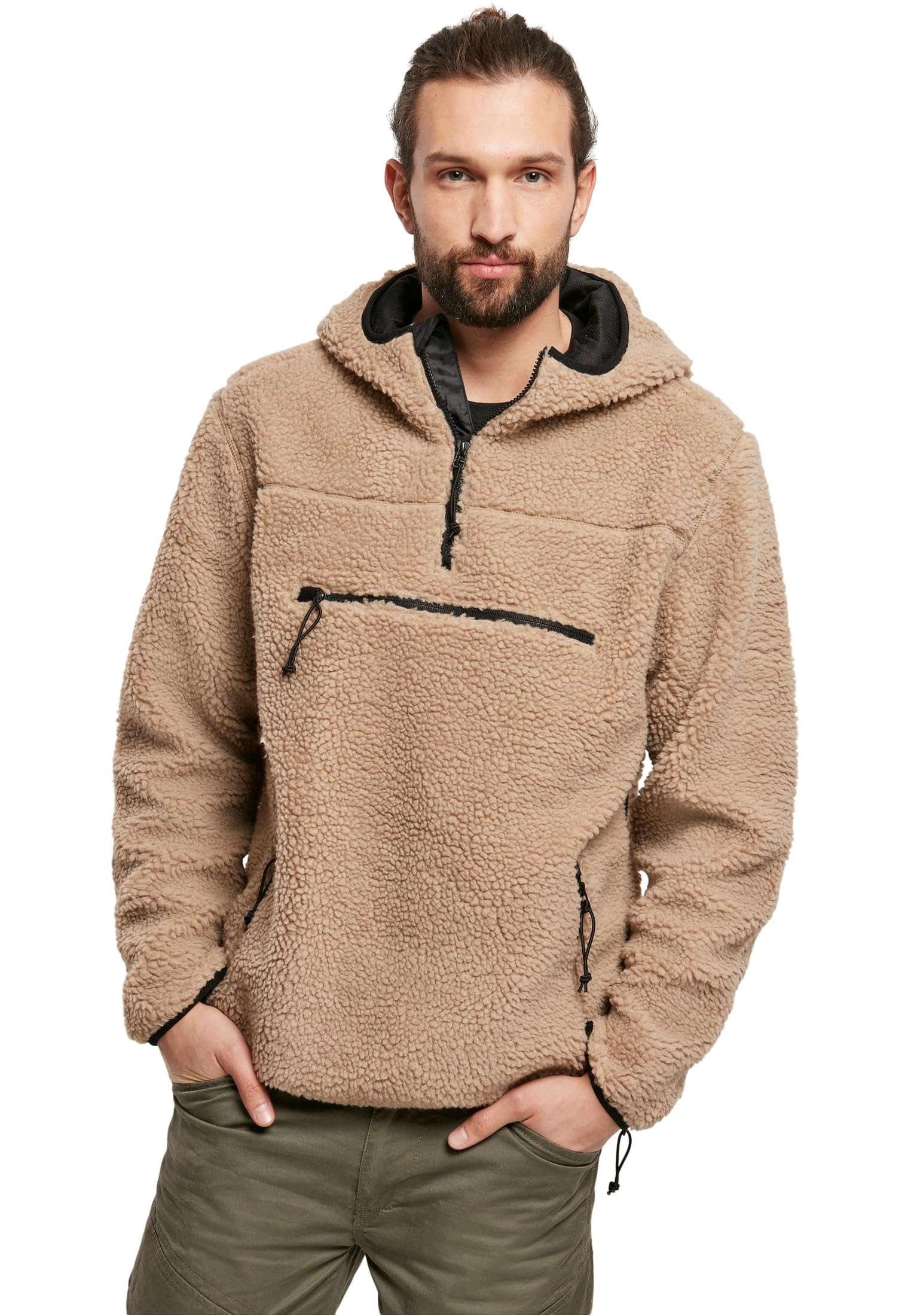 Brandit Men's Marron Fleece Teddy Worker
