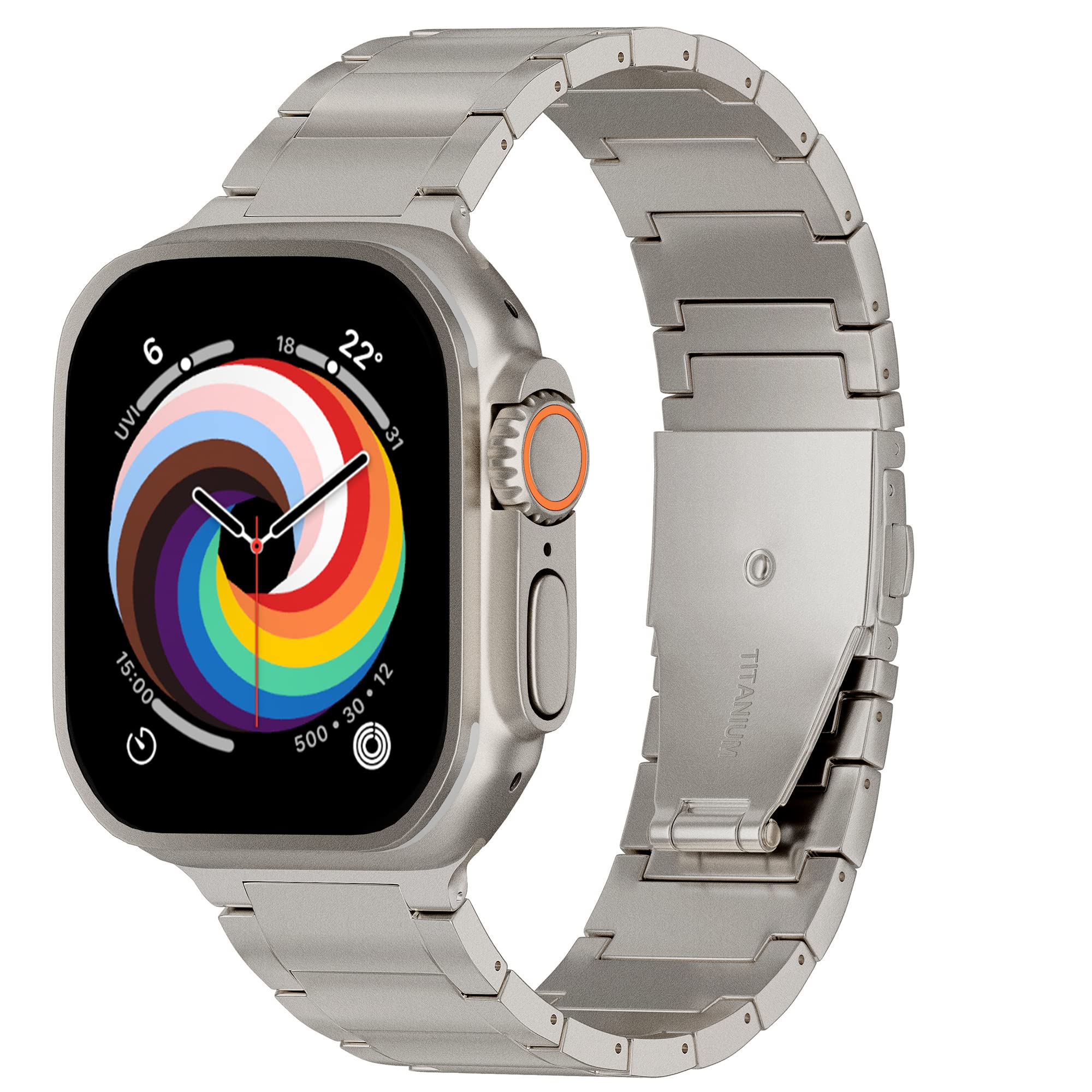 Eanwireless Compatible For Apple Watch Ultra Band 49mm Titanium