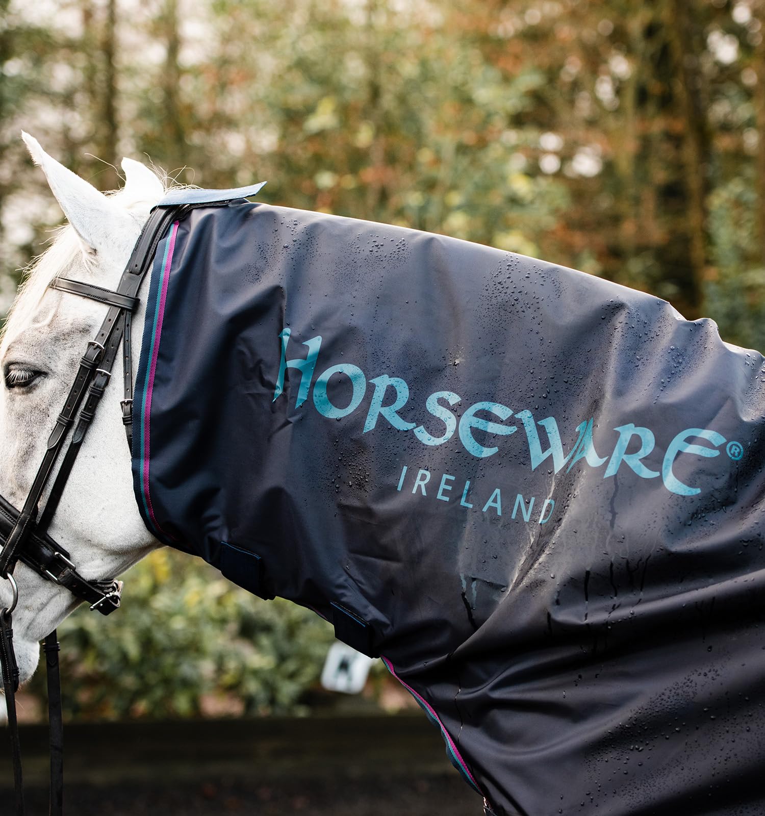 Horseware Manta para Caballos de Exterior con cubrecuello Rambo Mack In a Sack