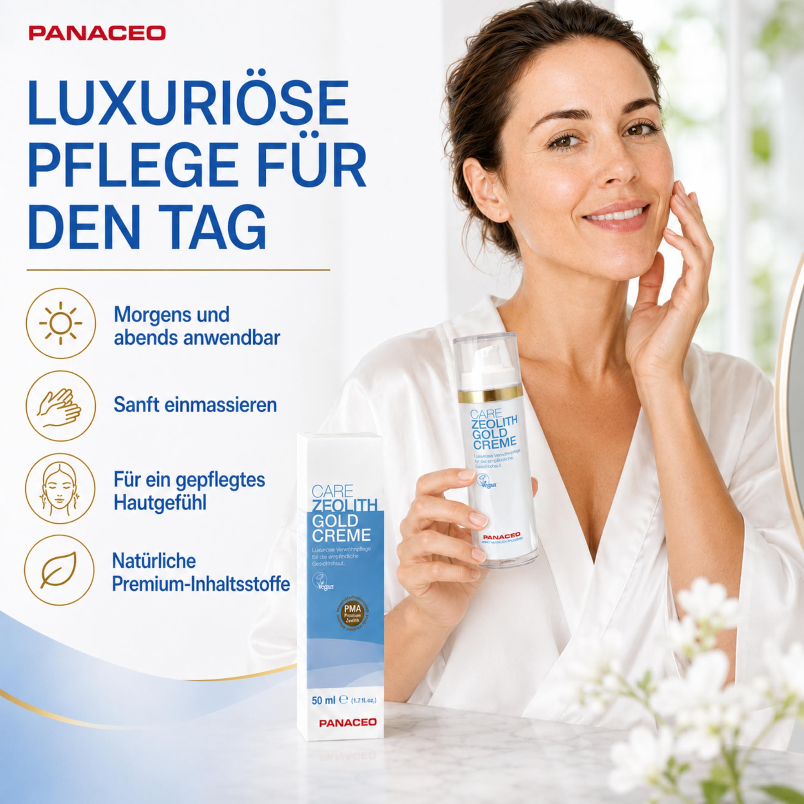 Panaceo CARE ZEOLITH GOLDCREME 50 ml