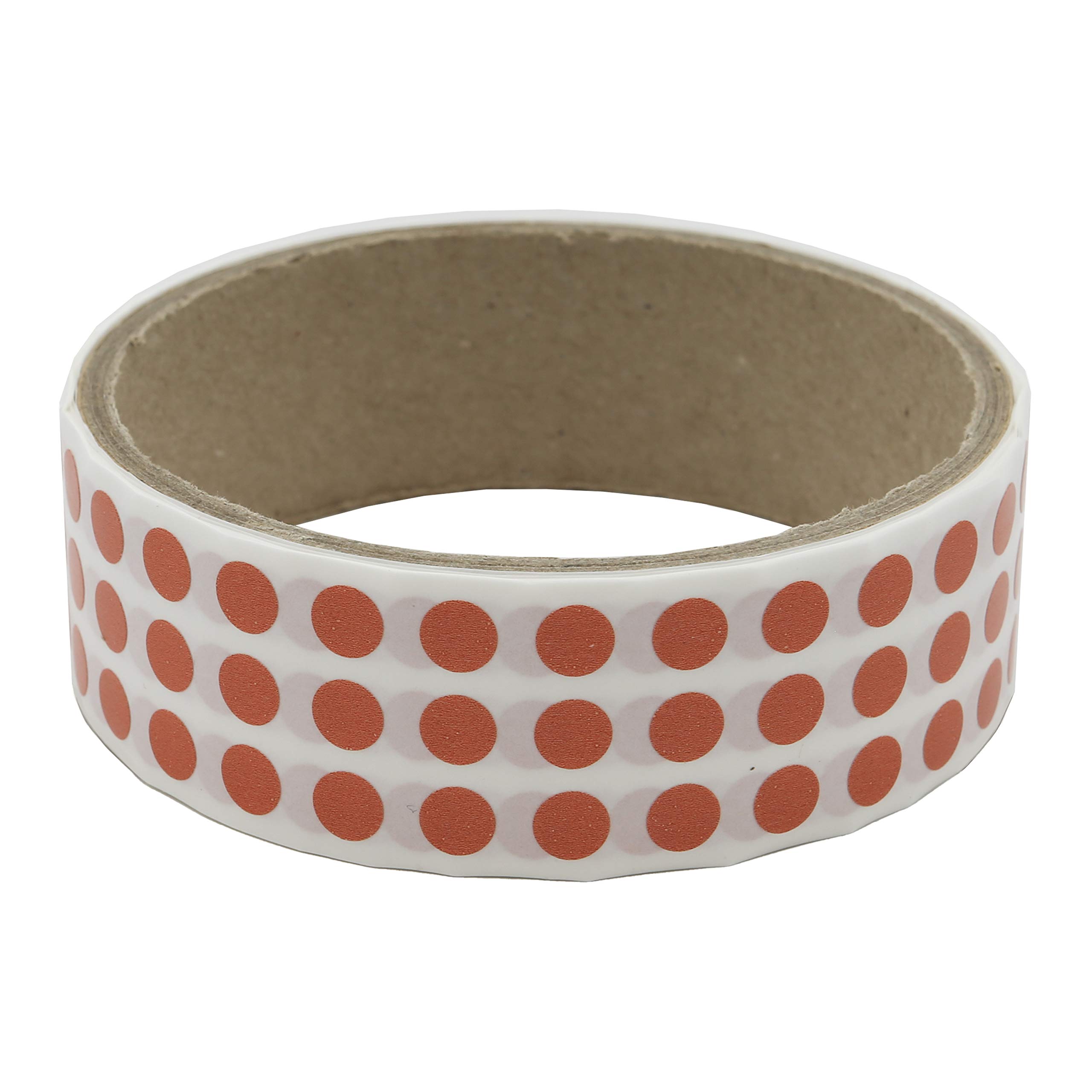 Infi-Touch Labels 1/4 Inch Round Permanent Color-Code Dot Stickers, 1000 Sticker per Roll (Orange)