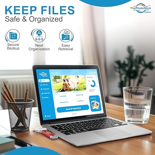 Vista 3 de ThePhotoStick® Omni 512GB - Copia de seguridad y transferencia segura de fotos y videos Organización de archivos digitales Conexión USB