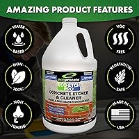 Vista 6 de eco-etch Pro hormigón Etcher & Limpiador, 1 gal