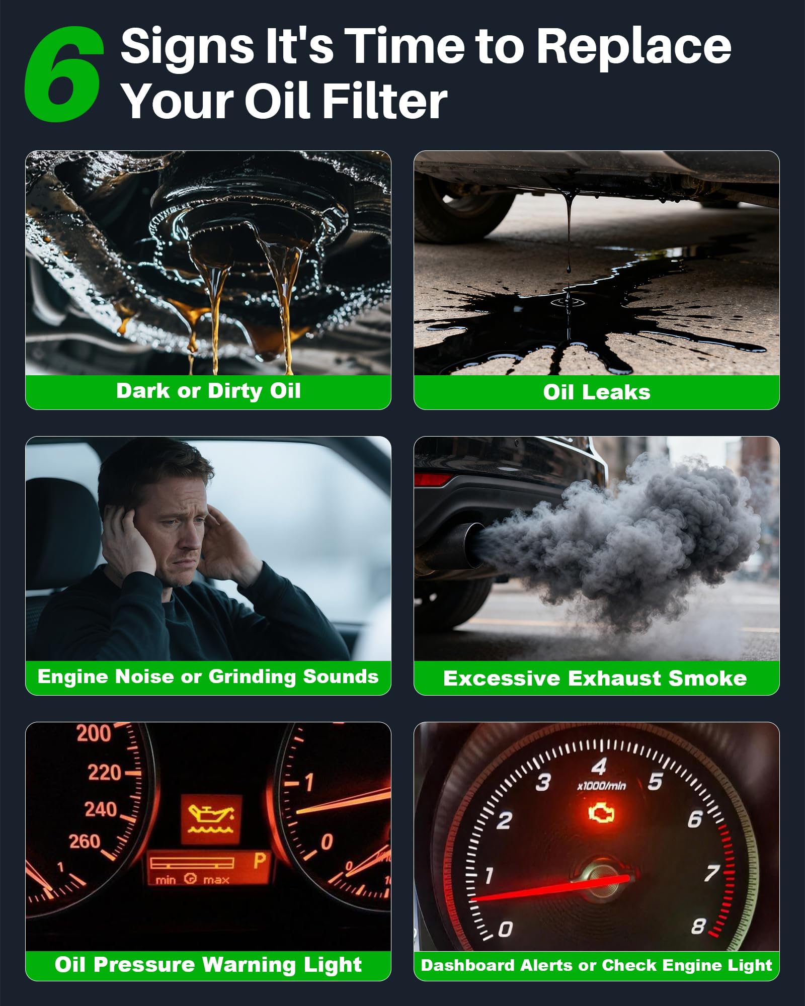 Premium-Synthetic Oil Filter for VW Jetta/Passat/Golf/Tiguan, for Audi A3/A4/Q5/Q7/A6/A5, for Porsche Macan – High Efficiency Replacement XG11784