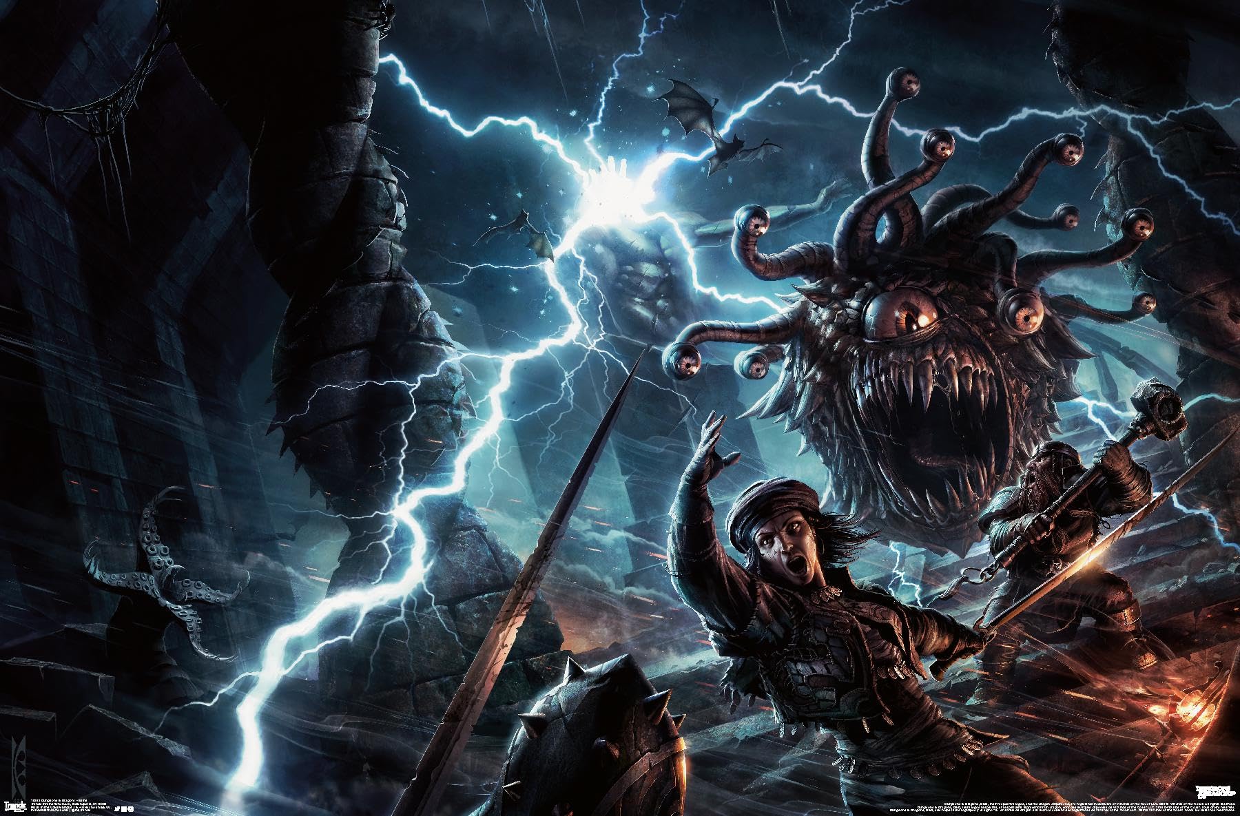 Dungeons and Dragons - Battle Wall Poster : Amazon.ca: Home