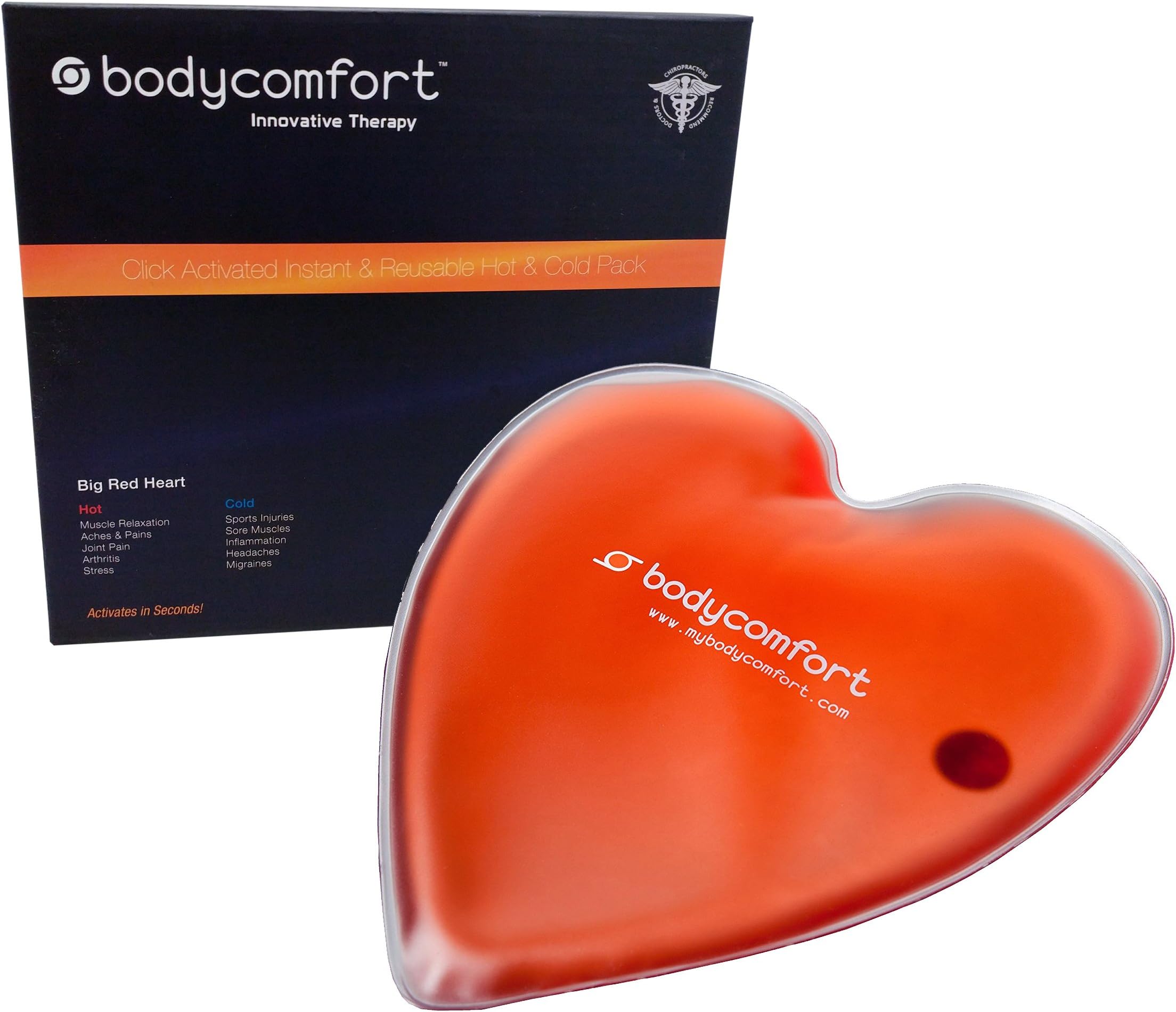 Body Comfort Heart Heat Pack "Flowers"