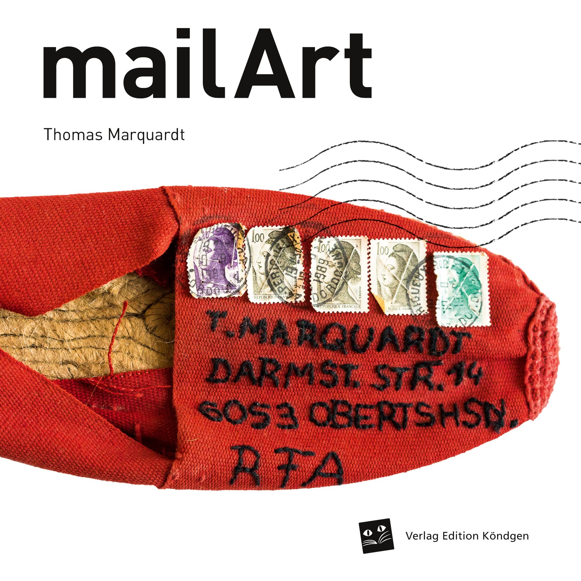 Livre mailArt German Edition un beau livre de collection au graphisme d'avant-garde