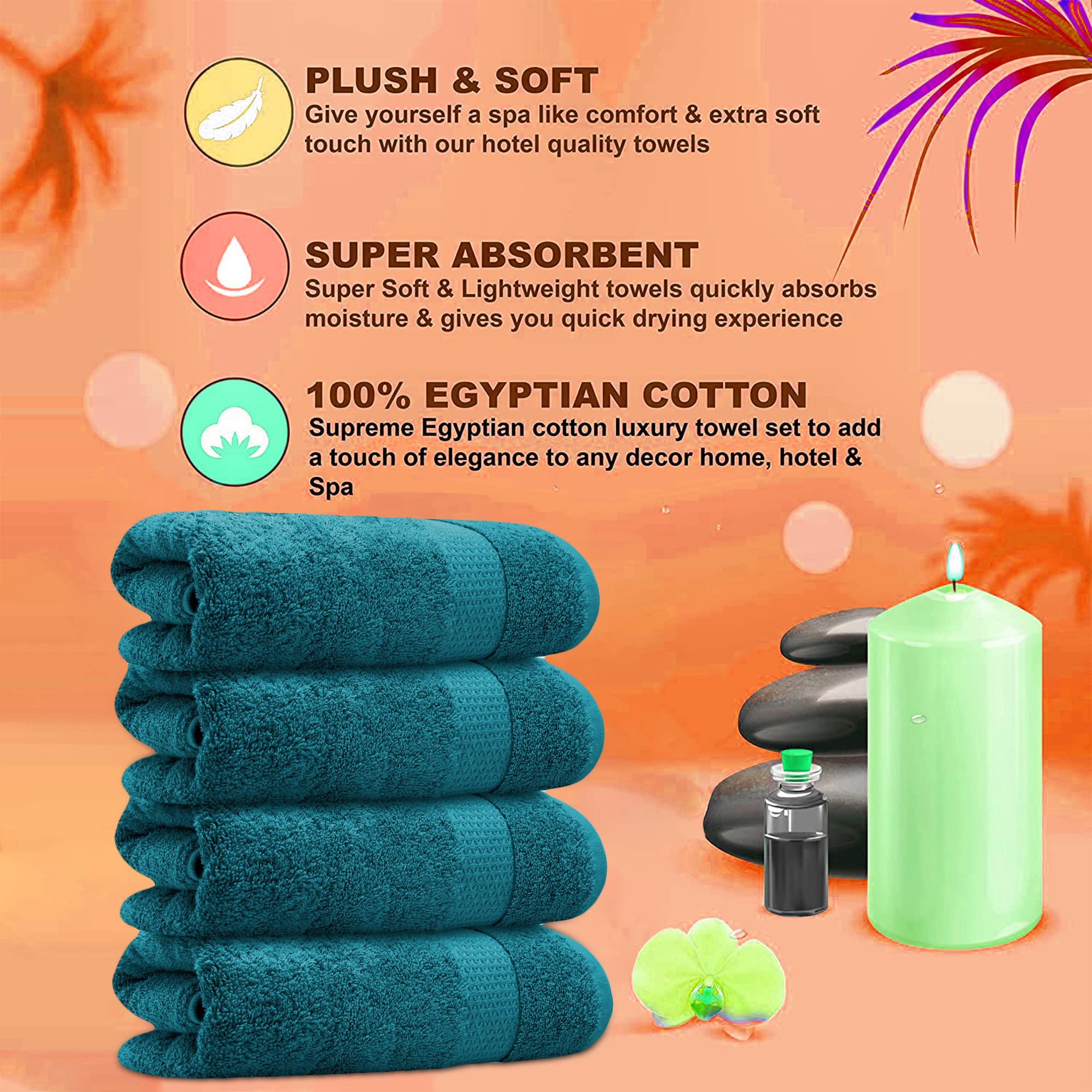 Towelogy® 2 Piece Hand Towel Set - Image 4