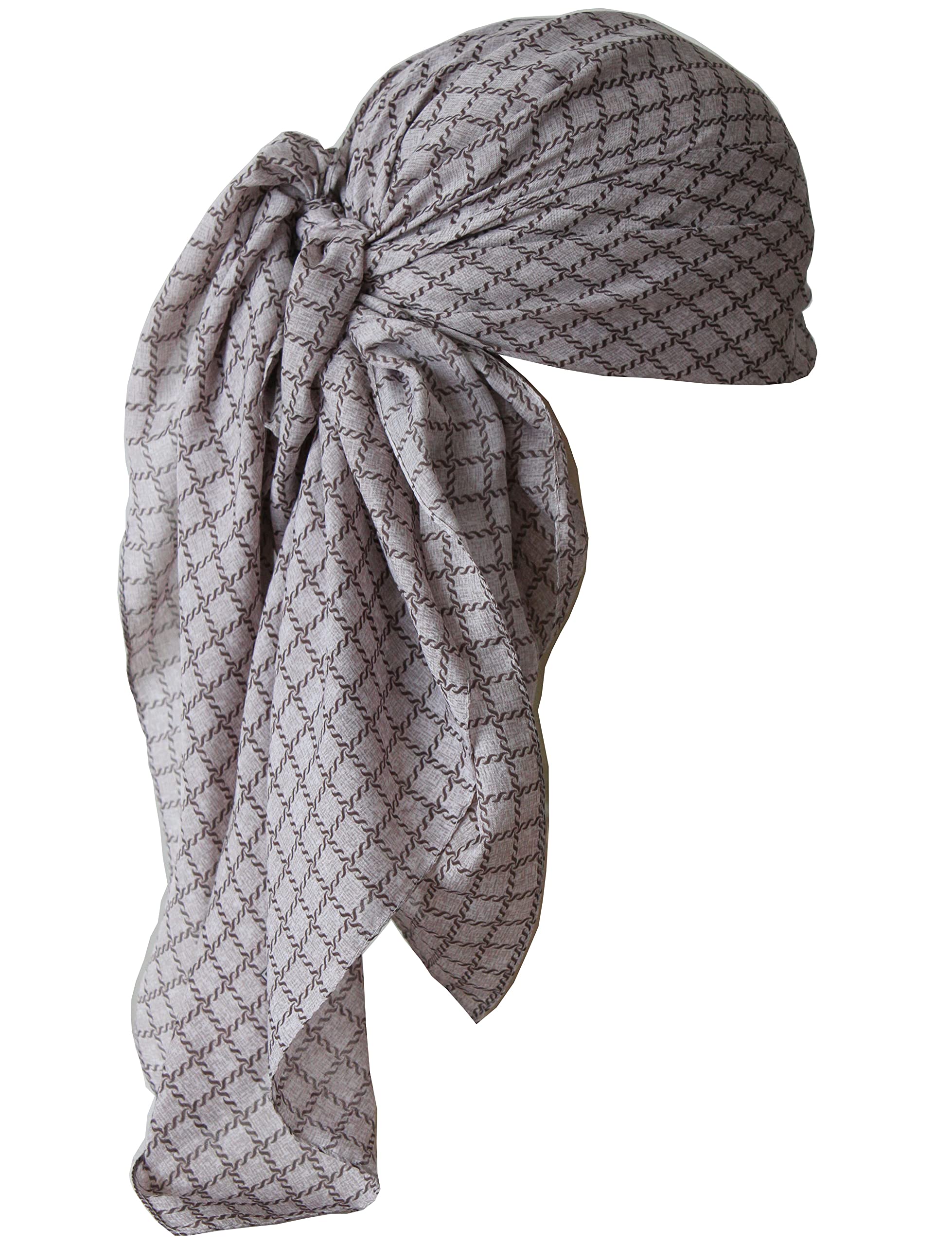Deresina Headwear Women's 717 Beige Deresina Everyday Square Head Scarf For - Soft Headwrap For Hair Loss, Chemo & Alopecia, Breathable Cotton ( - One Size)