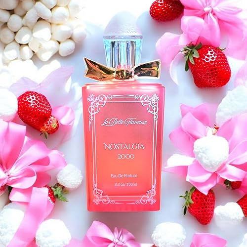 Miniatura 3 de Nostalgia 2000 eau de parfum perfume de 3.4 fl oz para mujer, fresa, malvavisco, fragancia caramelo