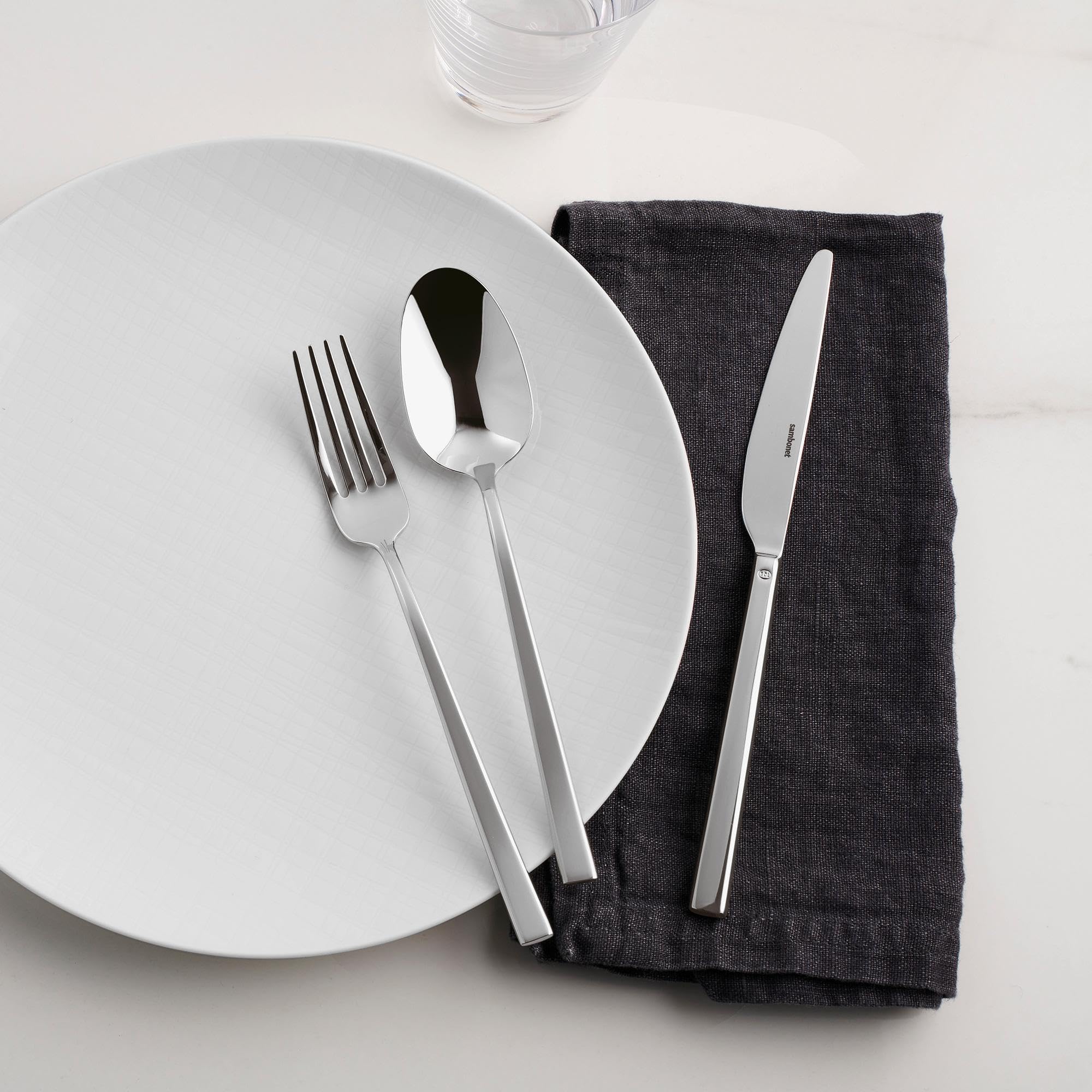 Sambonet Rock - Set 6 Forchette Da Dessert In Acciaio Inox 18/10 | Design Moderno, Lavastoviglie - Foto 7