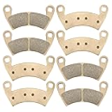 ZICOO Front & Rear Brake Pads for Polaris RZR XP 1000 EPS 2014-2022, RZR 1000 XP 4 Except Premium Edition, Ranger 700 800 570 Crew