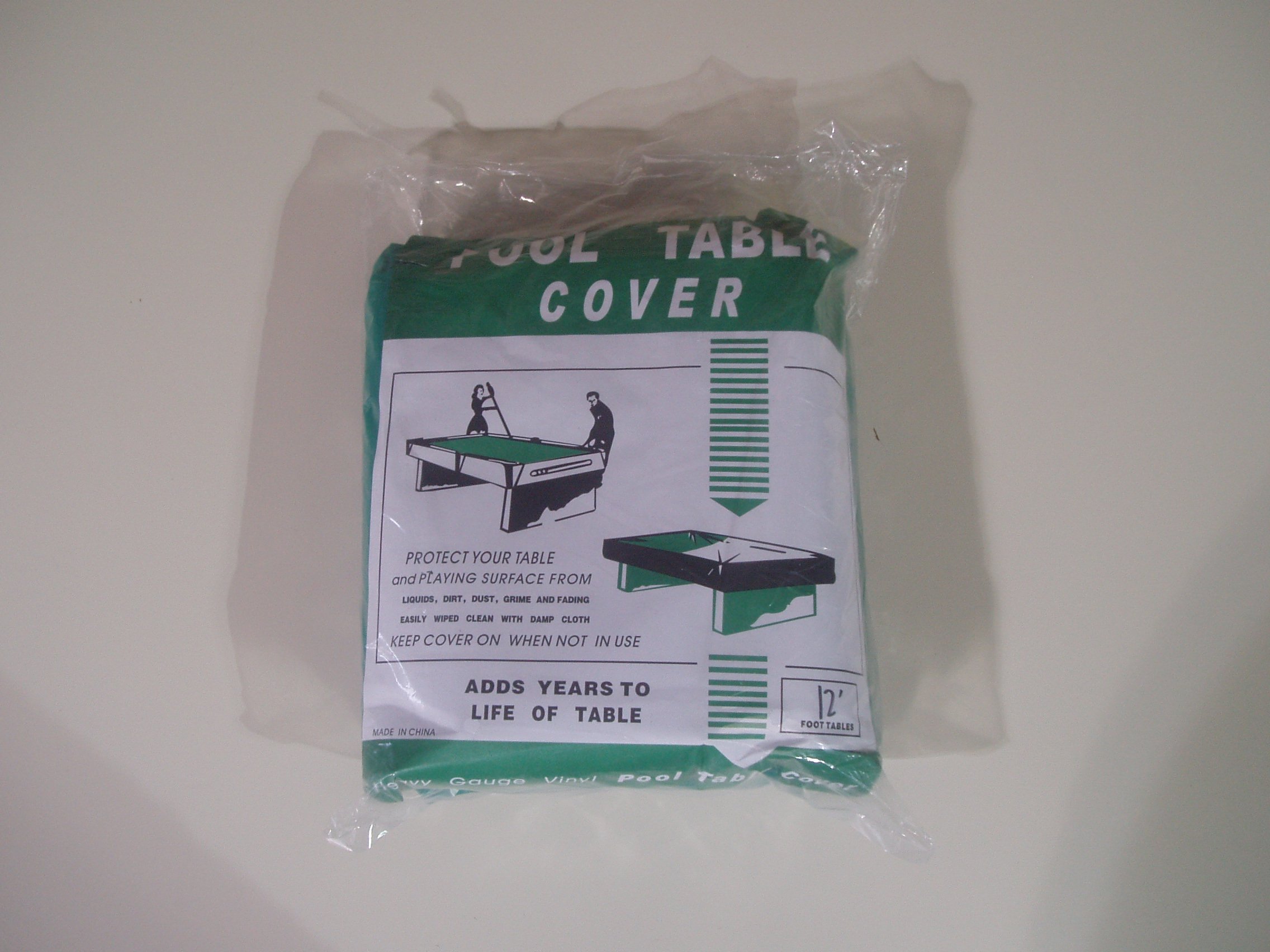 Sgl Pool Table Cover To Fit 12 Ft Table**