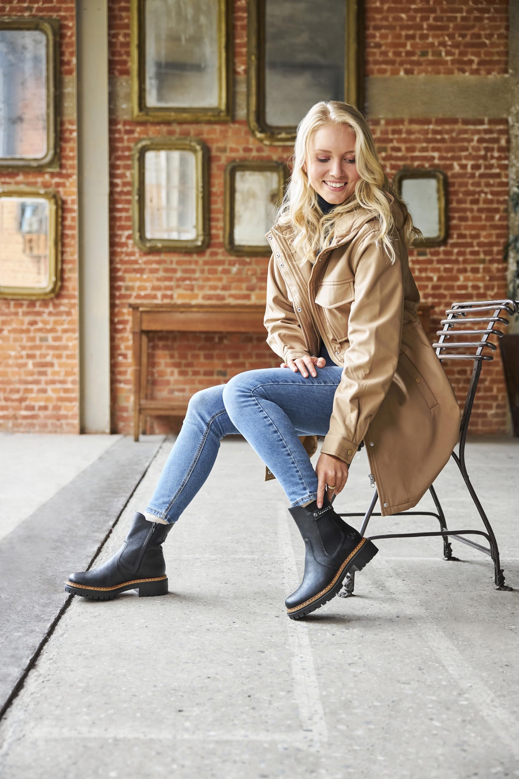 Rieker Damen Chelsea Boots 72690, Frauen Stiefeletten