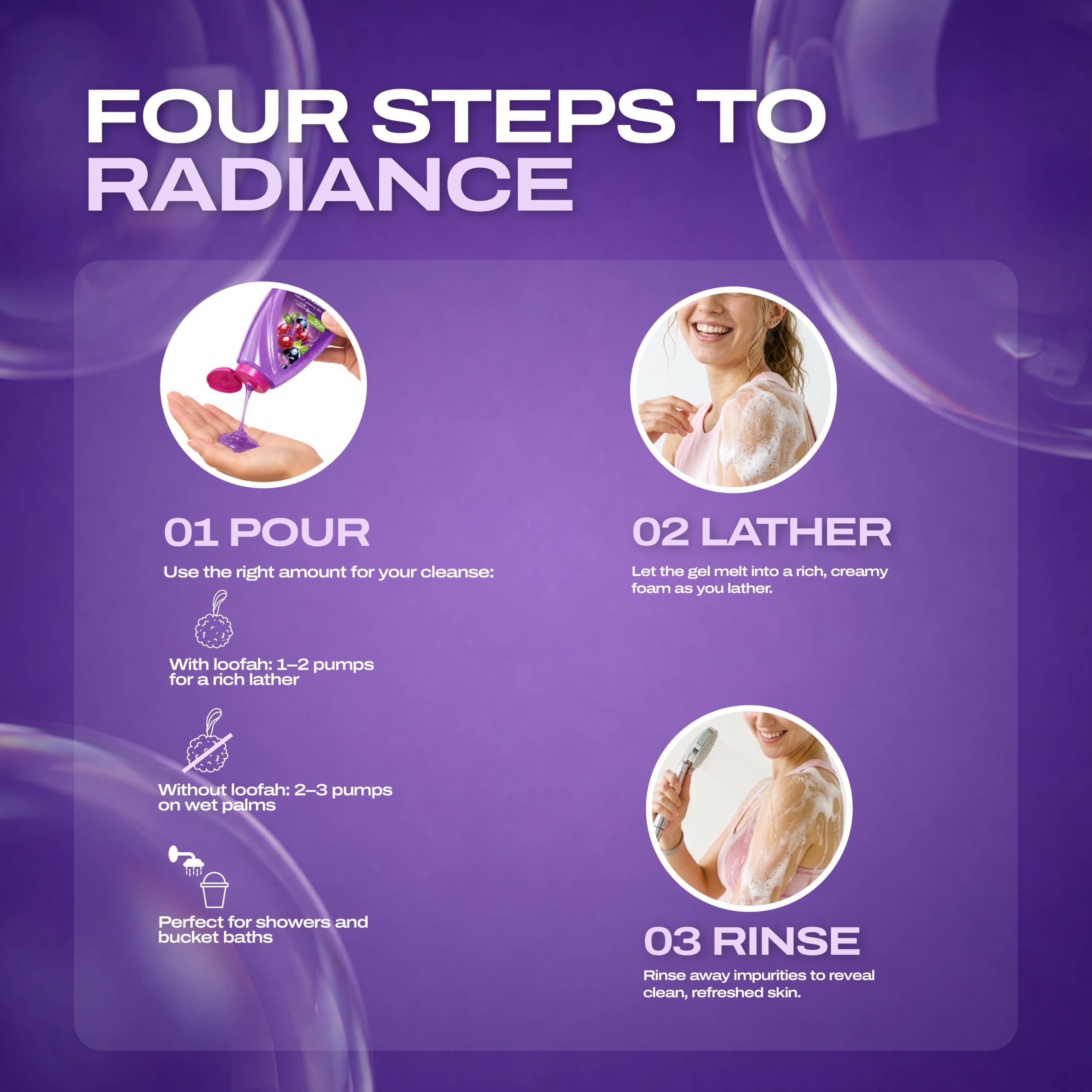 Fiama Blackcurrant Body Wash - Radiant Glow -9 Fiama Blackcurrant Body Wash - Radiant Glow -9