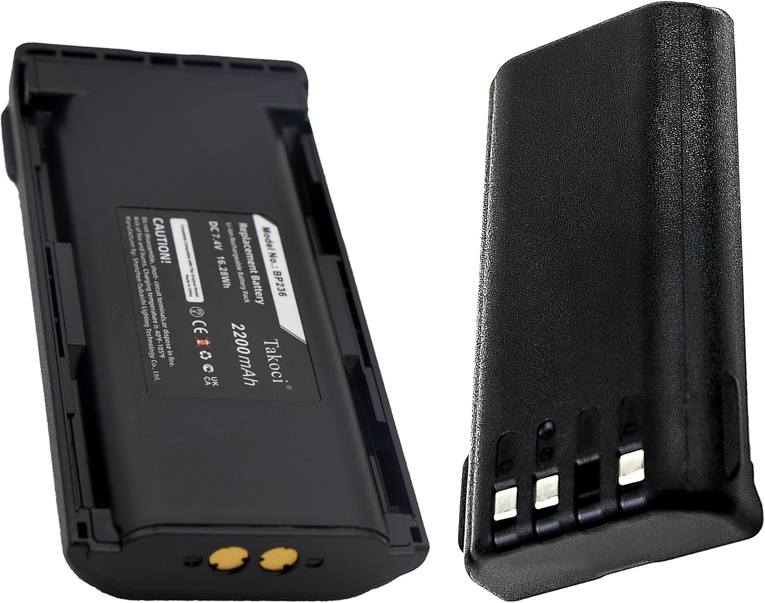 Replacement Battery Compatible with ICOM BP-254 BP-235 BP-236 IC-F70S BP-253 7.4V 2200mAh