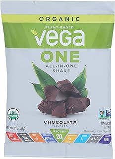 One Organic Plant Protein Powder, Chocolate, 1.5 Ounce
