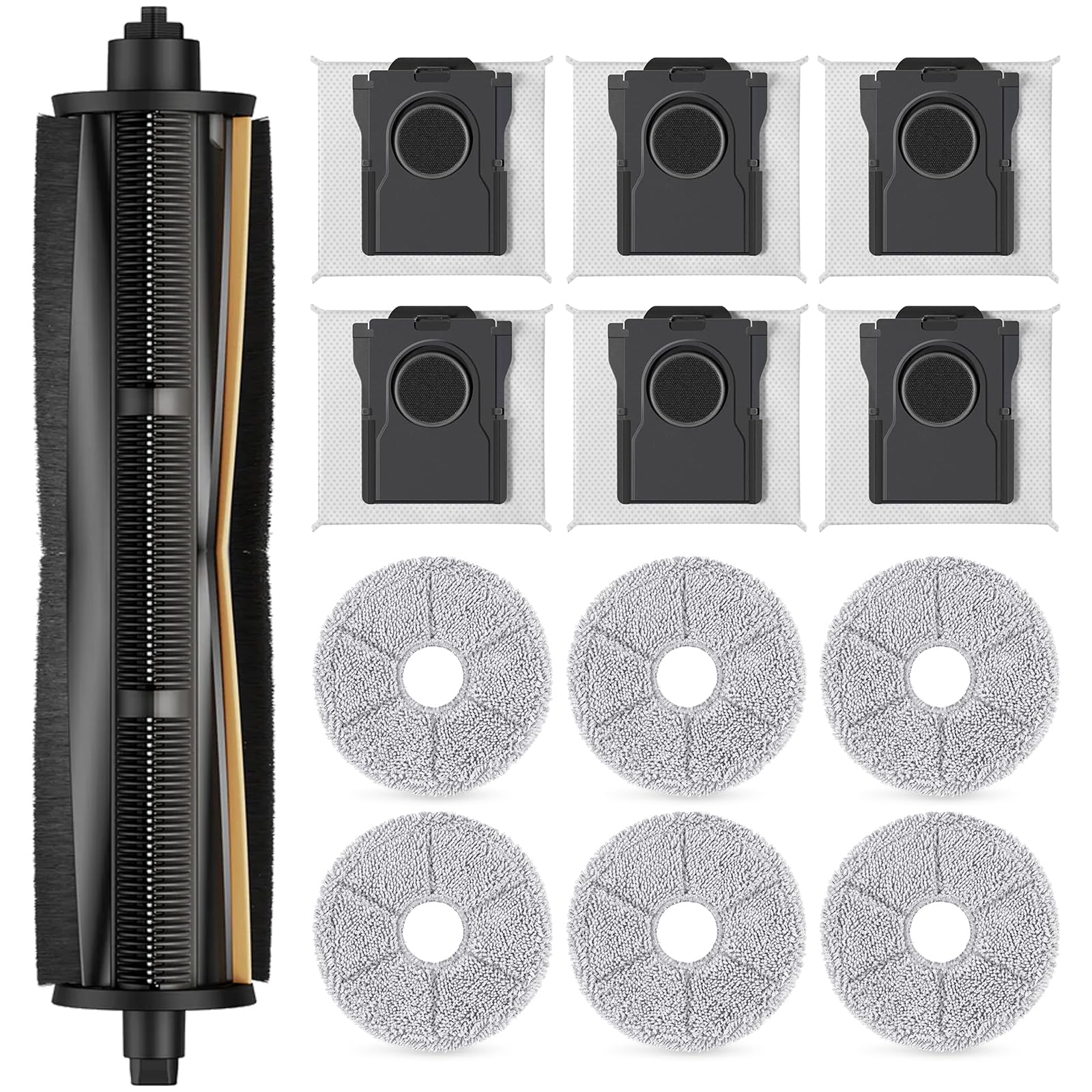 13 accesorios de cepillo TriCut compatibles con Dreame X40 Ultra X30 Ultra L30 Ultra L40 Ultra X40 Master Robot Aspirador Cepillo de rodillo TriCut mejorado para MOVA P10 Pro Accesorios MOVA P10 Pro Ultra