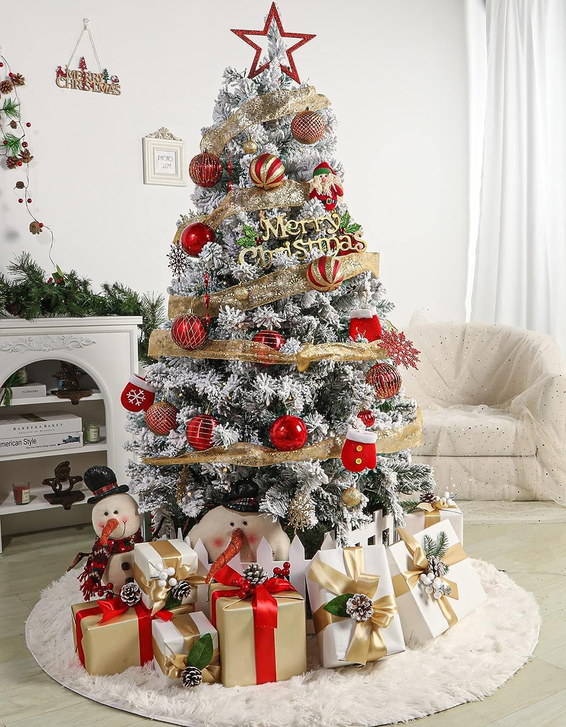 SHareconn 12 Bolas de Navidad Plástico