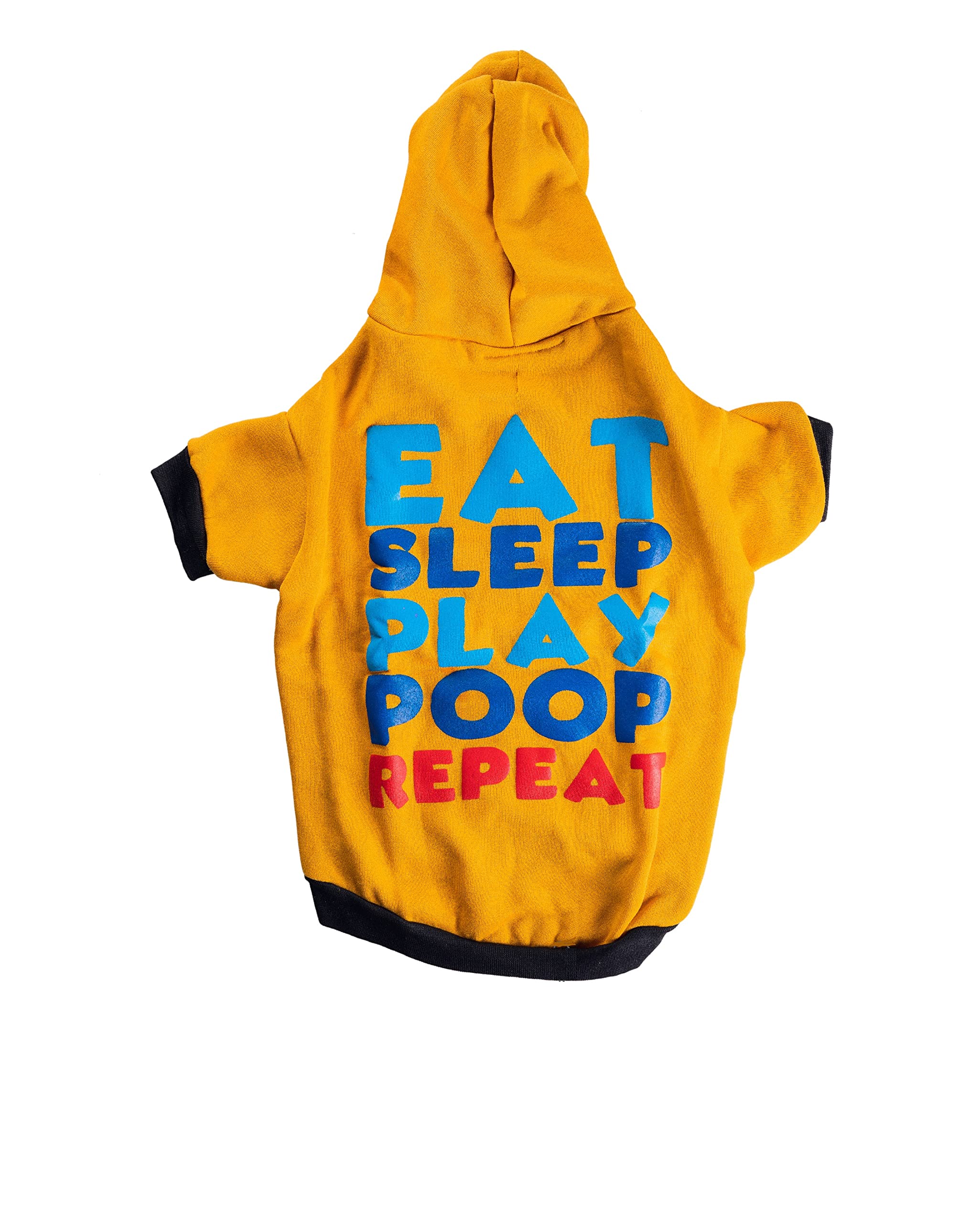 PETS EMPIREPets Empire Dog Cat Hoodie Sweatshirt Winter Pet Clothes Dogs French Bulldog Pug Coat Jacket Dogs Pets Clothing Suit 1 Piece (Pattern May Vary) (16 Inch, Mustard)