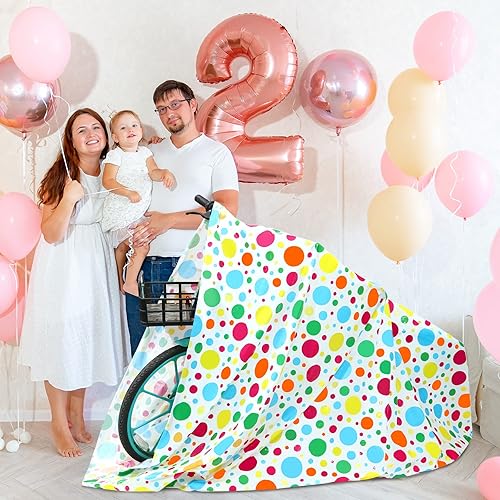 Miniatura 6 de Teling 2 bolsas de regalo jumbo de 80 x 60 pulgadas para regalos gigantes, bolsas de plástico extra grandes para envolver bicicletas, para