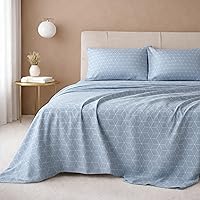 Vista 32 de California Design Den Juego de sábanas de lujo Twin XL - 100% algodón, 600 hilos, sábanas Twin XL de bolsillo profundo, ropa de cama suave