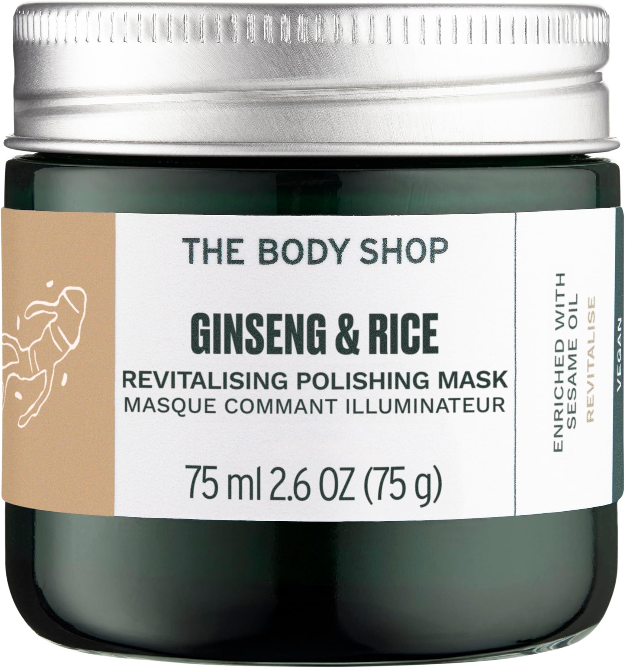 The Body Shop Chin. Ginseng & Rice Clar. Pol. Mask 75ml