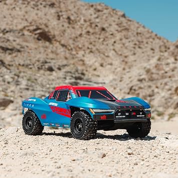 ARRMA RC Truck 1/10 FURY 2wd 223S BLX Brushless Short Course Truck RTR (Battery and Charger Not Included) with DSC, Blue, ARA3521T1