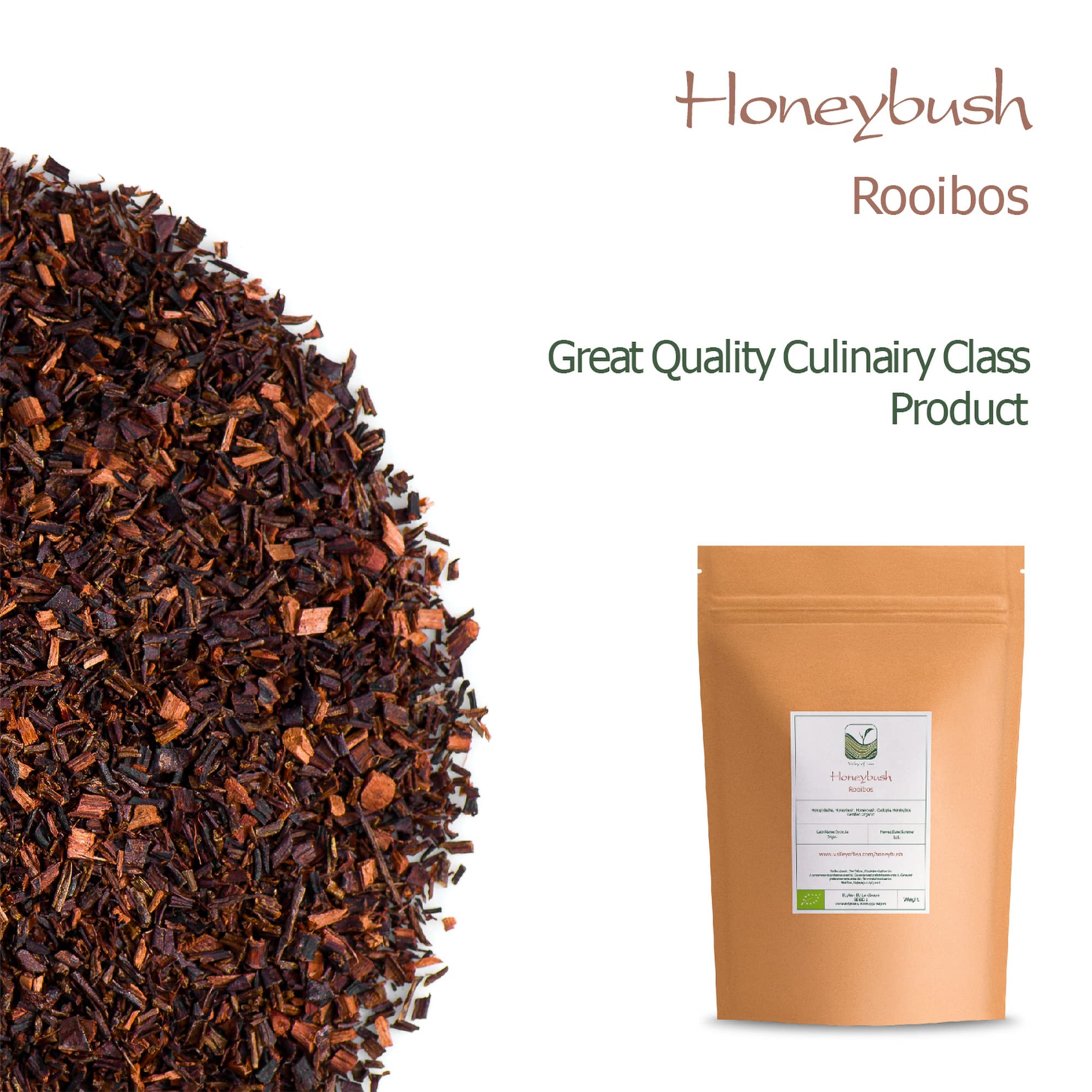 Honeybush Tè Biologico Sudafricano - Heuningbos - Cyclopia, Tea Honigbusch